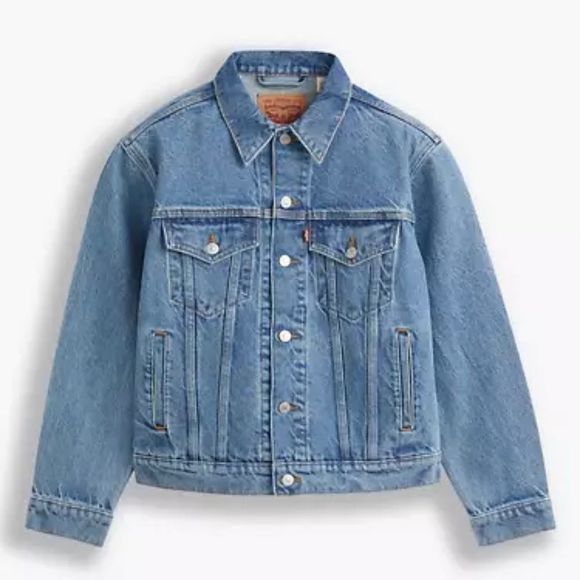 NWT Levi's Ex-Boyfriend Trucker Jean Jacket - Picture 13 of 16